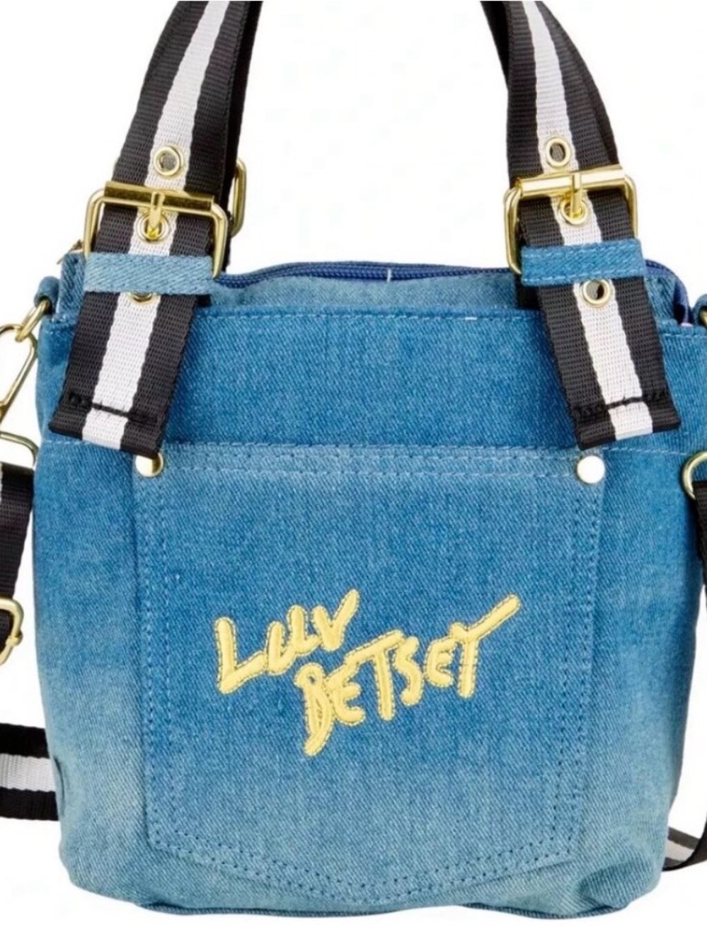 Betsey Johnson Denim Crossbody Bag NIB!!!